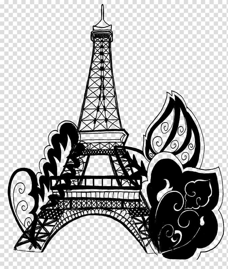 Eiffel Tower Coloring book Drawing , eiffel transparent background PNG clipart