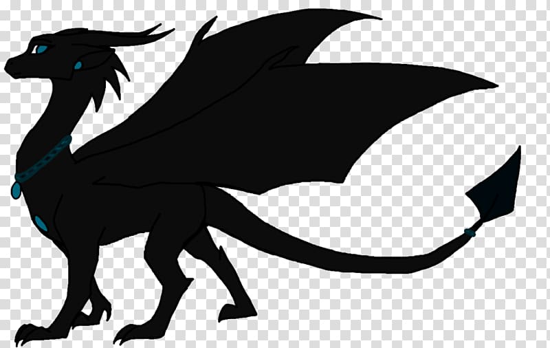 Dragon Horse Silhouette Black , Dragon Phoenix transparent background PNG clipart