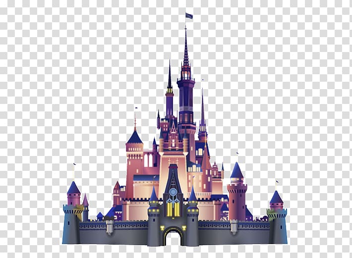 Disneyland Castle logo, Sleeping Beauty Castle Hong Kong Disneyland Cinderella Castle The Walt Disney Company, castle princess transparent background PNG clipart