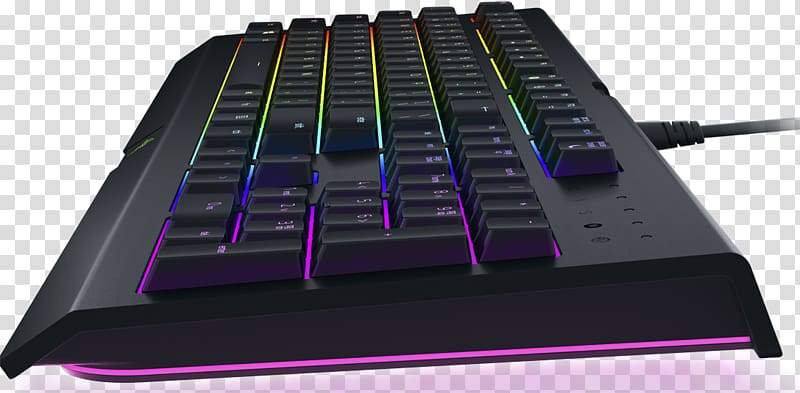 Computer keyboard Razer Inc. Razer Cynosa Chroma Gaming keypad RGB color model, Colorfully transparent background PNG clipart