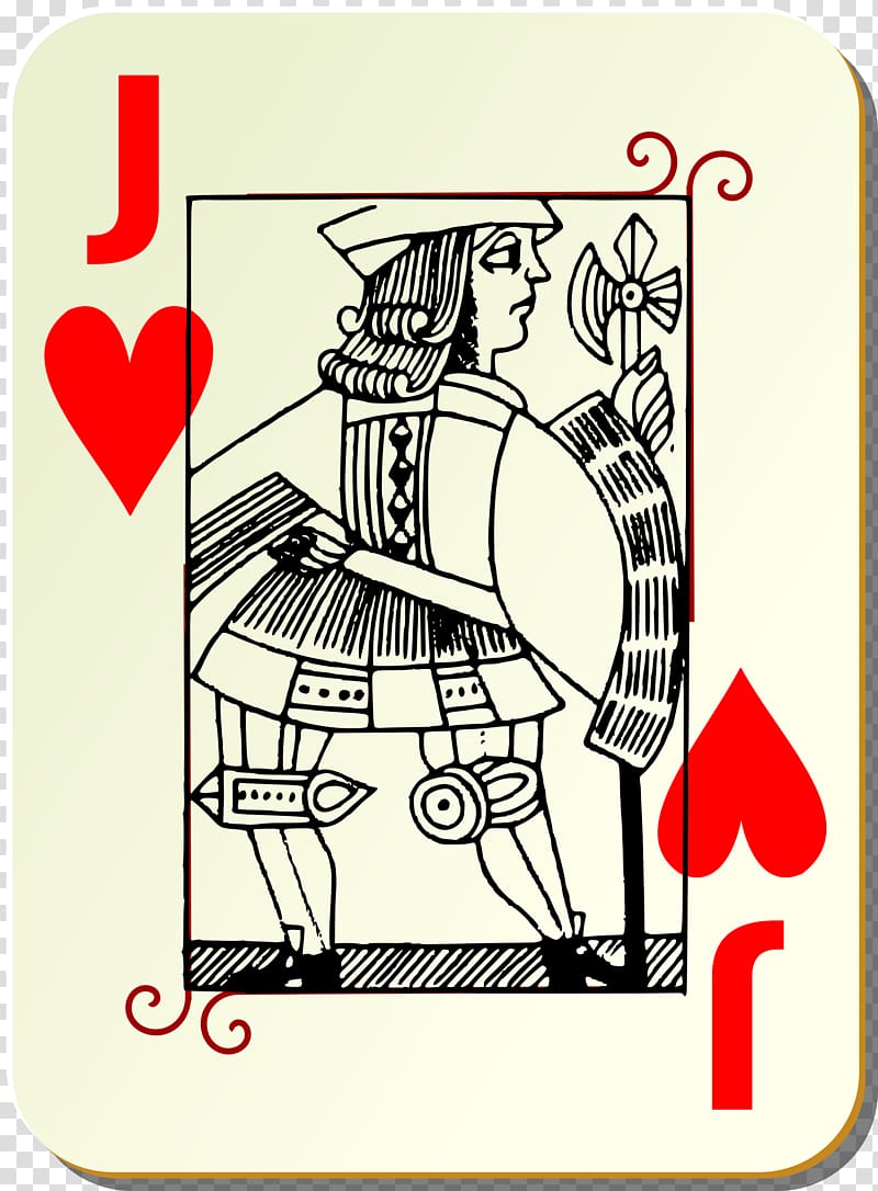 Jack Playing card Hearts , cards transparent background PNG clipart