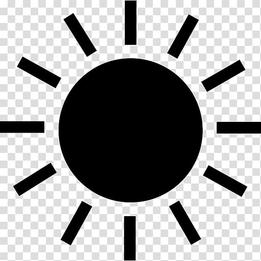 Computer Icons Symbol Black Sun , symbol transparent background PNG clipart
