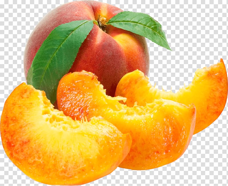 Peach Fruit, Sliced Peaches transparent background PNG clipart