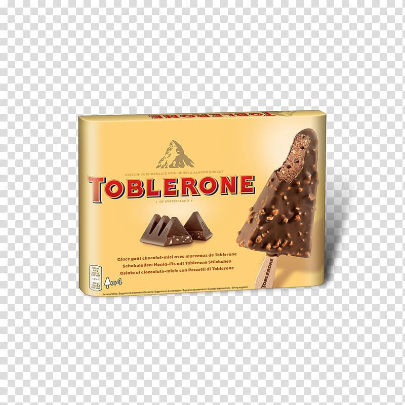 Ice cream Toblerone Eis Schokolade Honig Chocolate bar, ice cream transparent background PNG clipart