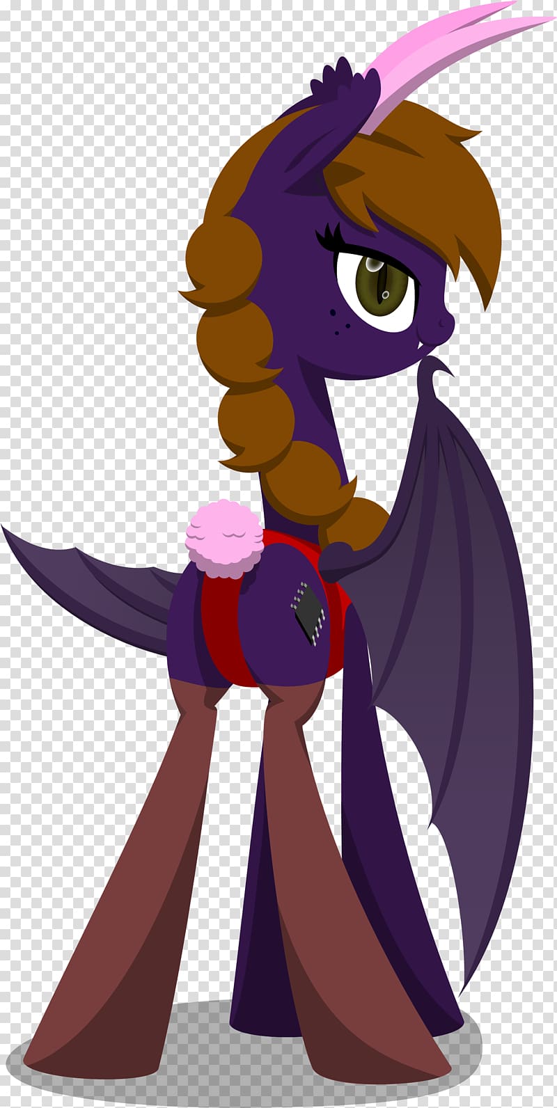 Sassy Sailor Gift Horse , bat girl transparent background PNG clipart