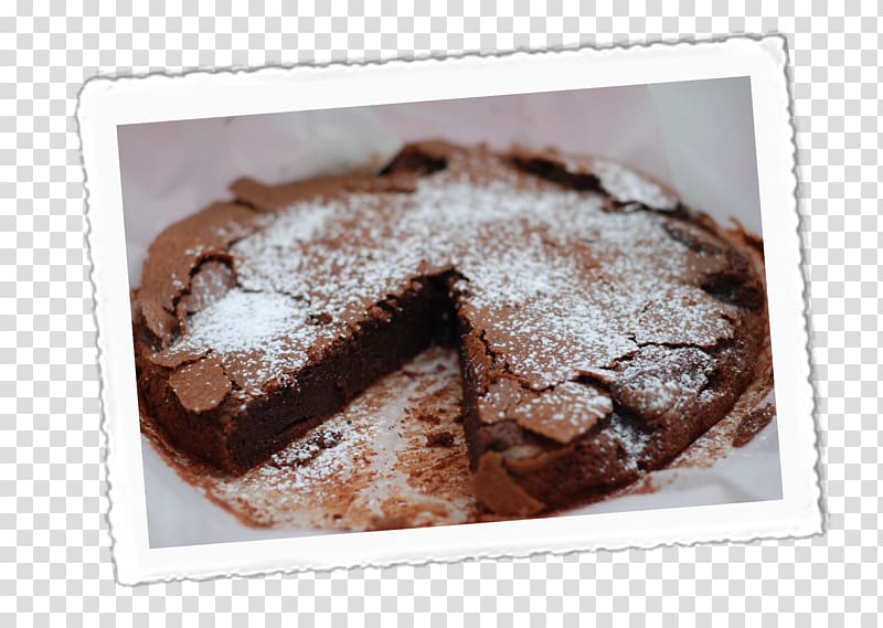 Flourless chocolate cake Chocolate brownie Fudge Tart, cake batter transparent background PNG clipart