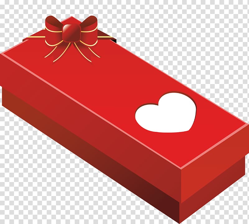 Valentine\'s Day Gift Heart , Boxing transparent background PNG clipart