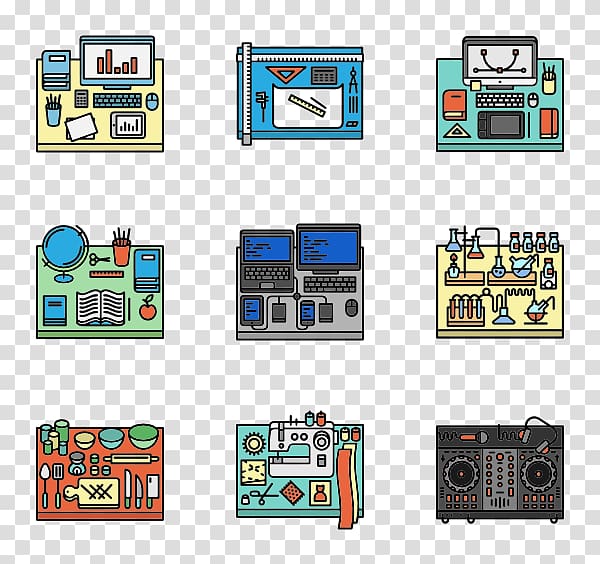 Computer Icons, color elements transparent background PNG clipart