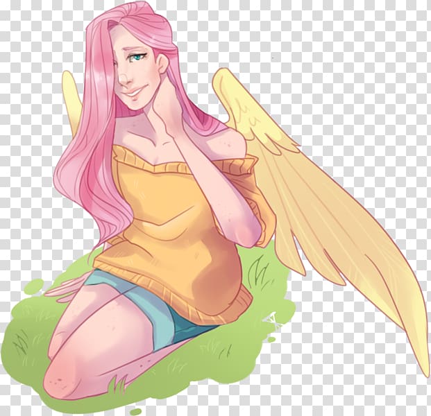Fluttershy Pony , Humanized Antibody transparent background PNG clipart