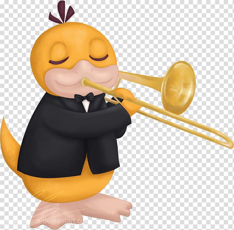 Pikachu Psyduck Cartoon Trombone Mewtwo, pikachu transparent background PNG clipart
