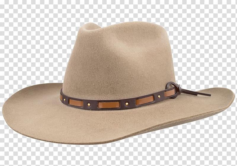 Cowboy hat Stetson Straw hat Fedora, silk belt transparent background PNG clipart