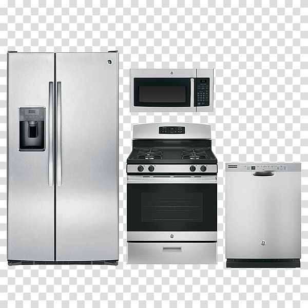 Refrigerator Cooking Ranges General Electric Gas stove Oven, refrigerator transparent background PNG clipart