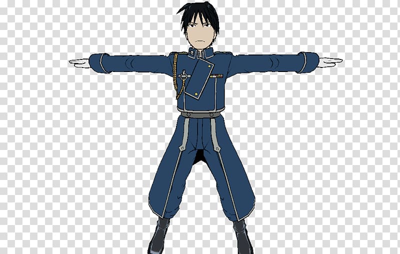 Figurine Action & Toy Figures Animated cartoon Action fiction Character, Roy mustang transparent background PNG clipart