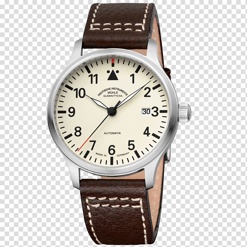 Nautische Instrumente Mühle Glashütte Chronometer watch Glashütte Original, watch transparent background PNG clipart