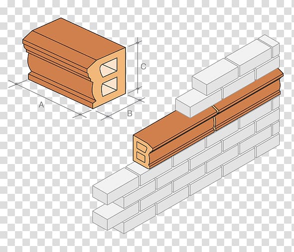 Brick Belt course Cavity wall, special-shaped transparent background PNG clipart