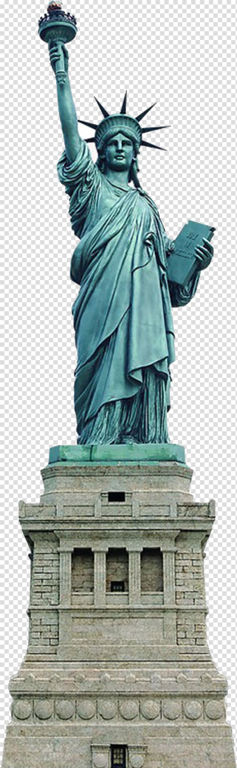 Statue of Liberty , Statue of Liberty vintage decoration transparent background PNG clipart