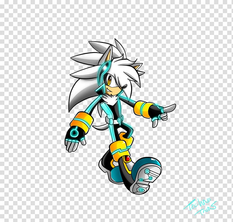 Sonic the Hedgehog Knuckles the Echidna Silver the Hedgehog Metal Sonic, techno transparent background PNG clipart