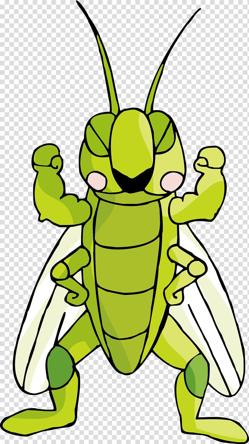 Insect Cartoon Locust Illustration, Cockroach transparent background PNG clipart