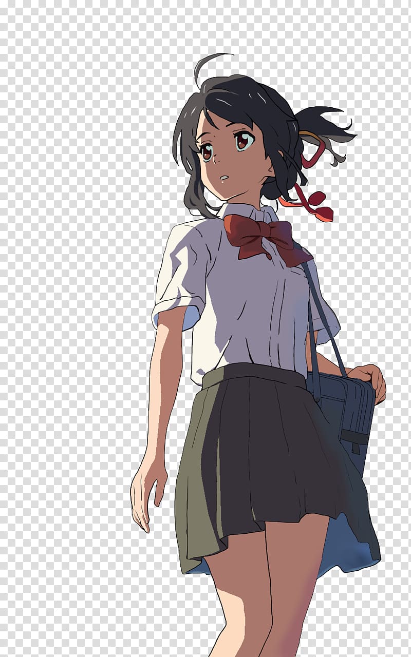 Man haired anime character, Your Name Taki Tachibana Mitsuha Miyamizu  Futaba Miyamizu Anime, Name transparent background PNG clipart