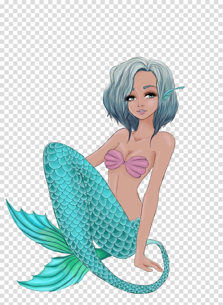 Fairy Pin-up girl Figurine Mermaid, Fairy transparent background PNG clipart
