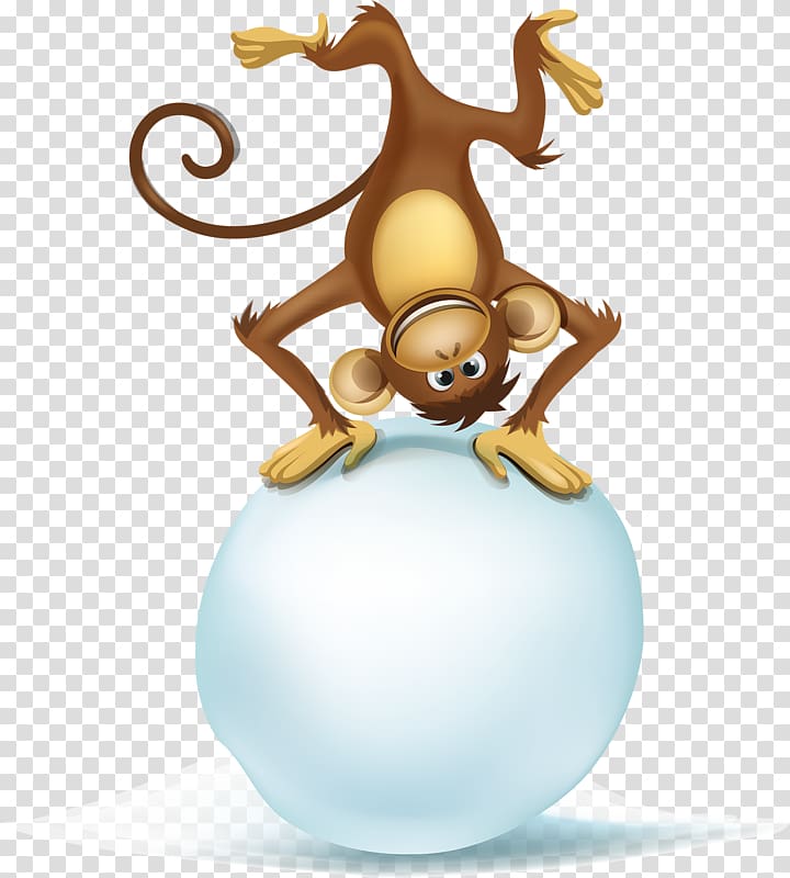 Naughty Monkey transparent background PNG clipart