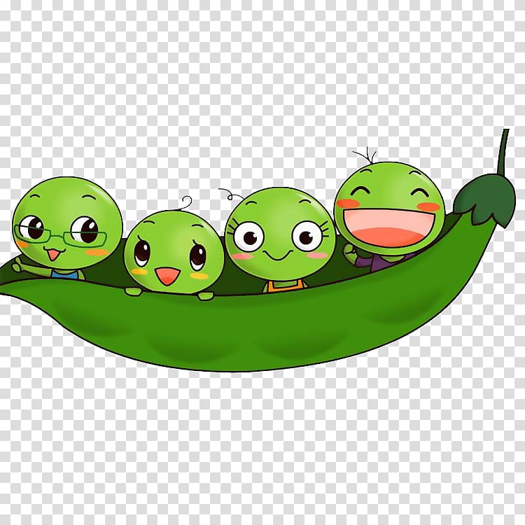 Pea Bean Child Cartoon Plush, Lovely baby peas! transparent background PNG clipart