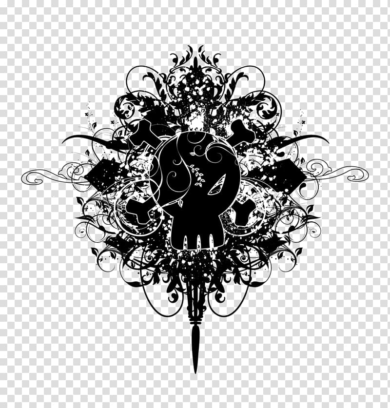 Graphic design Desktop Pattern Flower Font, raven and starfire transparent background PNG clipart