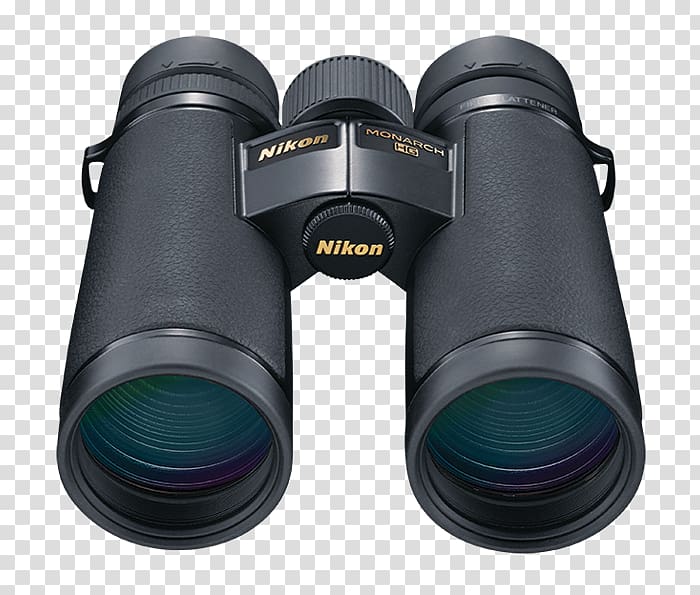 Binoculars Monarch 5 Nikon Optics Roof prism, binoculars building transparent background PNG clipart