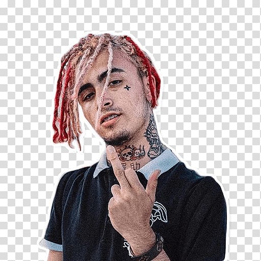 Lil Pump Drawing Musician Artist Caricature, parental advisory sticker transparent background PNG clipart