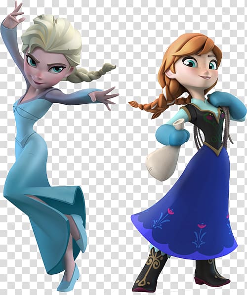 Disney Infinity: Marvel Super Heroes Elsa Rapunzel Anna, elsa anna transparent background PNG clipart
