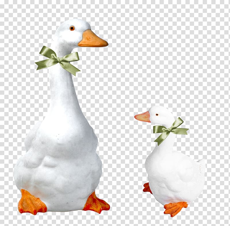 Domestic goose Dog Bird Duck, A cute little duck transparent background PNG clipart