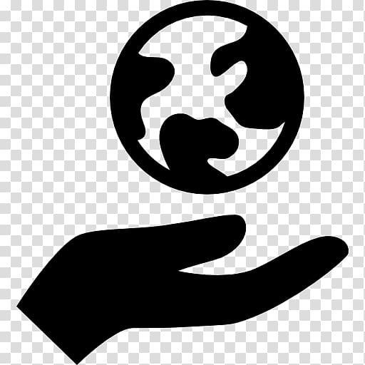 Computer Icons Earth Symbol, hand holding transparent background PNG clipart