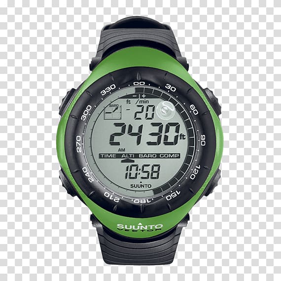 Watch Suunto Oy Sports Clock Euclidean , lime transparent background PNG clipart