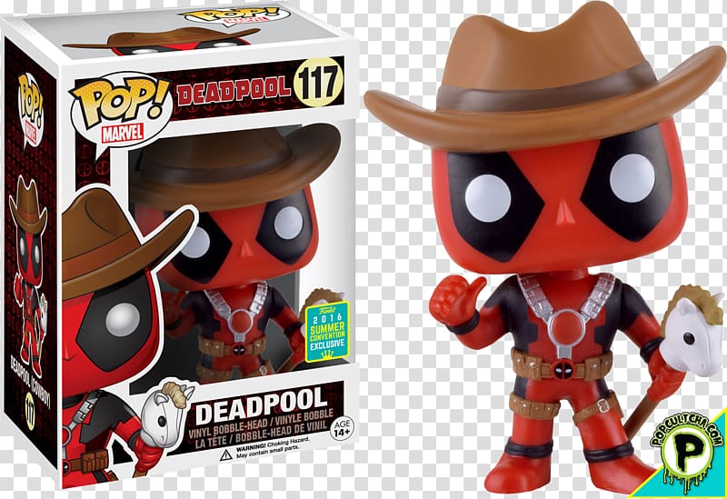 Deadpool San Diego Comic-Con New York Comic Con Funko Action & Toy Figures, cowboy toy transparent background PNG clipart