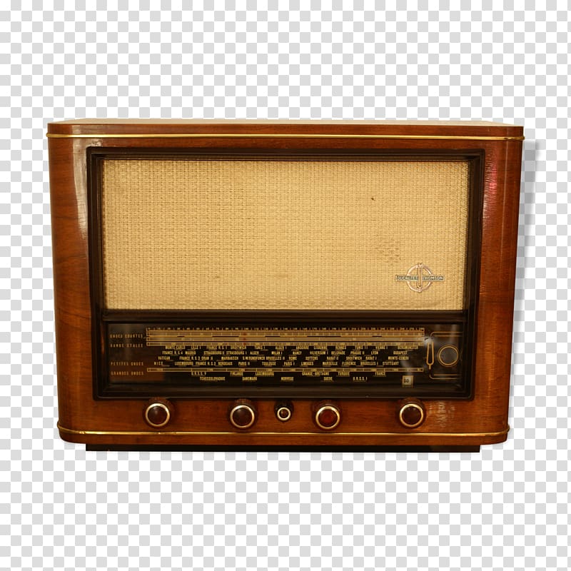 Radio receiver Ducretet Thomson Wireless telegraphy, crete transparent background PNG clipart