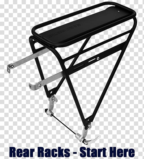 Pannier Bicycle parking rack Bicycle carrier Touring bicycle, bike rack transparent background PNG clipart