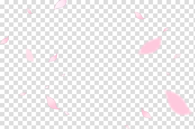 pink leaves , Triangle Petal Pattern, Flying cherry petals transparent background PNG clipart
