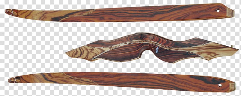 Hunting & Survival Knives /m/083vt Knife Bow and arrow Recurve bow, wooden archery bow case transparent background PNG clipart