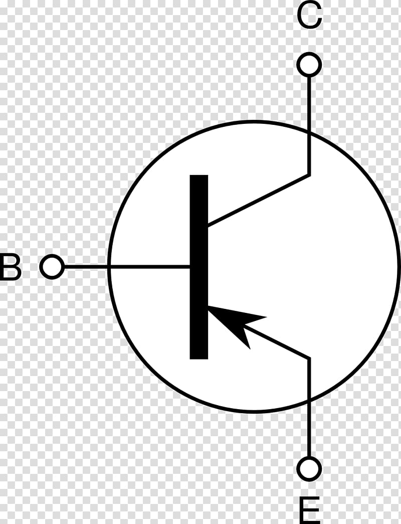 Transistor PNP tranzistor Electronic symbol , electronic component transparent background PNG clipart