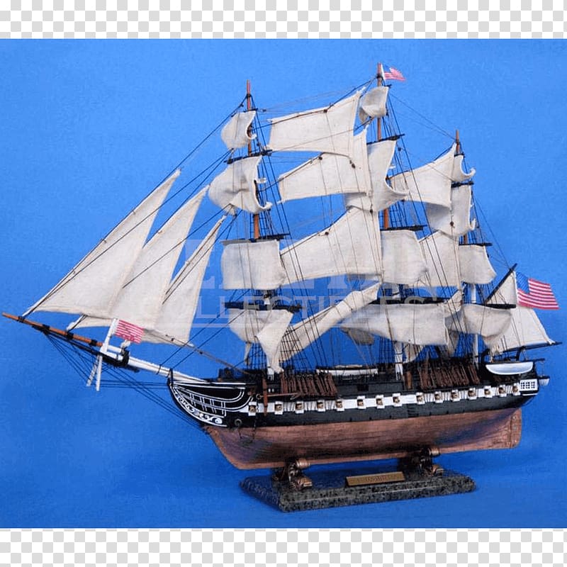 USS Constitution Brigantine Clipper Ship of the line, Ship transparent background PNG clipart