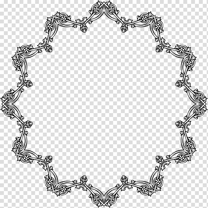 Victorian era , round frame transparent background PNG clipart