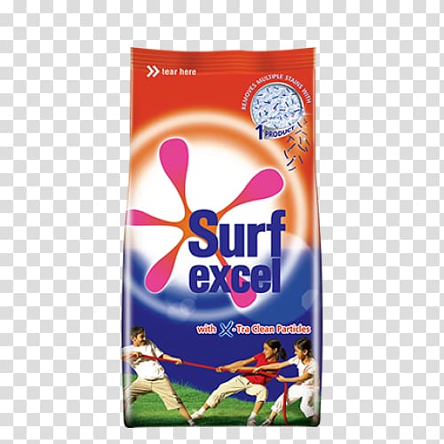 Laundry Detergent Surf Excel Ariel, washing powder transparent background PNG clipart