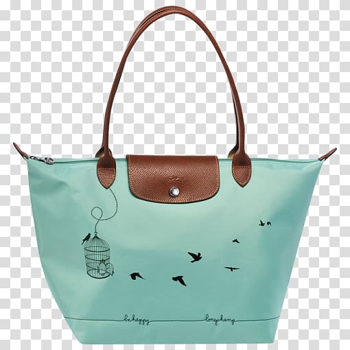 Longchamp Tote bag Pliage Handbag, women bag transparent background PNG clipart
