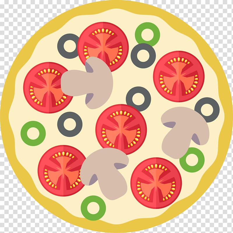 Pizza Italian cuisine European cuisine Food, Yellow delicious pizza transparent background PNG clipart