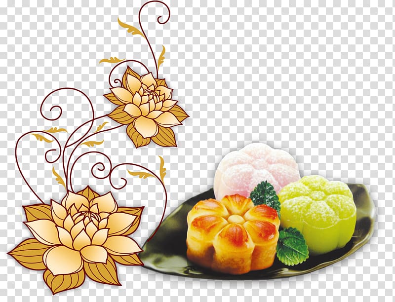 Snow skin mooncake Adobe Illustrator, Moon cake lotus illustration illustration transparent background PNG clipart