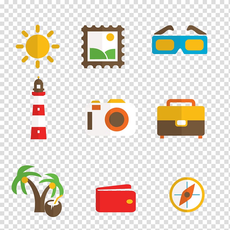 Yellow , Creative Travel transparent background PNG clipart
