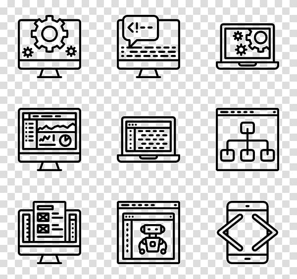 Computer Icons Computer programming Programmer User interface, modern web icon transparent background PNG clipart