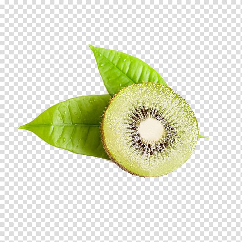 Kiwifruit , Sliced ​​kiwi transparent background PNG clipart
