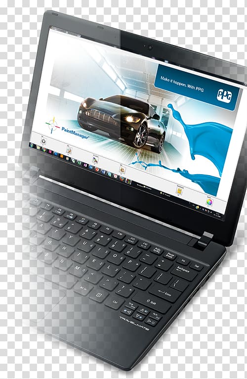 Netbook Laptop Computer hardware HP EliteBook Intel, Paint Spot transparent background PNG clipart
