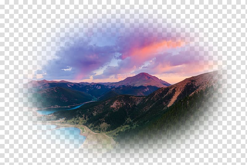 Pikes Peak Lake Forest Post Cards Desktop Atmosphere, mountain transparent background PNG clipart